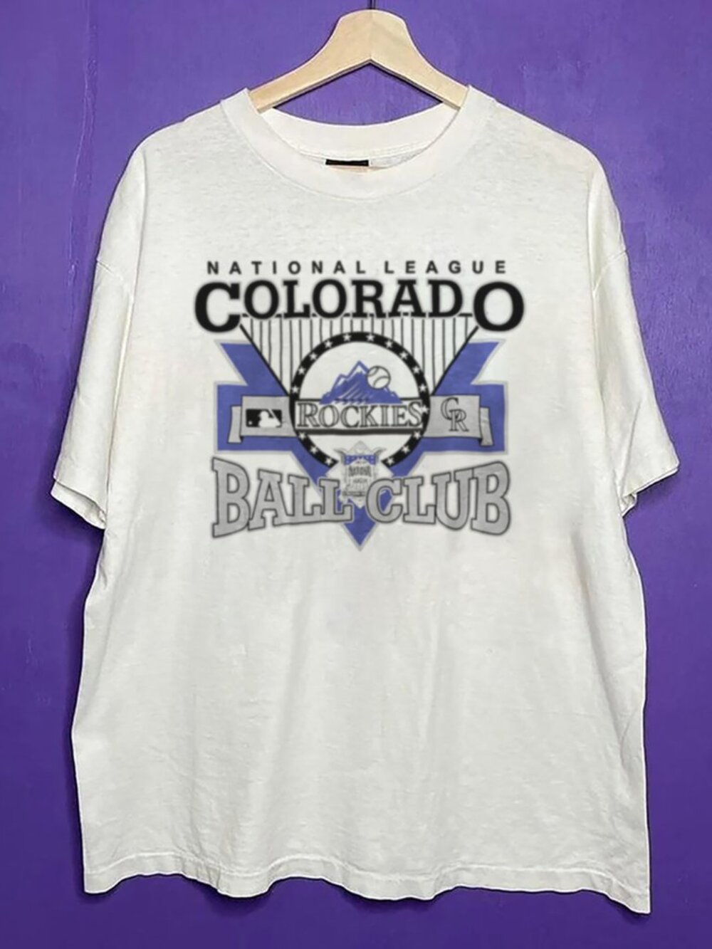 Vintage Colorado Rockies Baseball Shirt, Retro Colorado Rockies Men Women Shirt